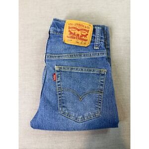 Levi's 511 Slim Jeans Boys Size 10 Blue Good Performance Denim Adjustable Waist